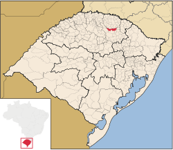 Localização de Sertão no Rio Grande do Sul