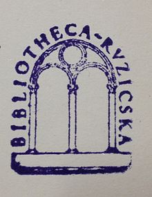 Ex libris di Pál Ruzicska