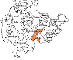 Området Sachsen-Saalfeld i Thüringen