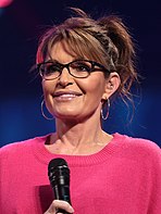 Photographic portrait of then Vice-President Sarah Palin; 2013