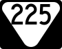 State Route 225 marker
