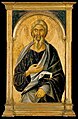 St. John the Evangelist, painting by Segna di Bonaventura, 1320s, Metropolitan Museum of Art, New York City