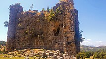 Sinap Castle, Northeast facade