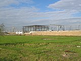 The railway station under construction (November 2005)