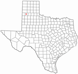 Location within Castro County and Texas