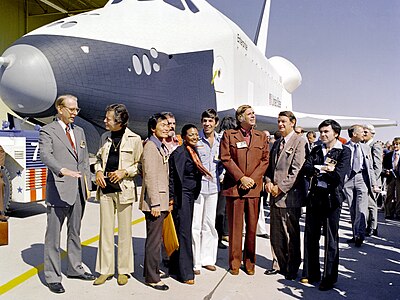 Cast of Star Trek: The Original Series, by NASA