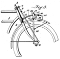 Brevet Indian de fourche suspendue par ressort à lames (1912).