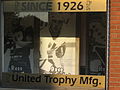 United Trophy Mfg. window