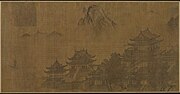 Pavilion of Prince Teng by Wang Zhenpeng, Yuan dynasty