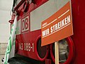 Image 27Strike sign used by the German Train Drivers' Union in the German national rail strike of 2007.