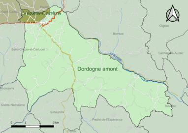 Carte en couleur présentant le(s) SAGE couvrant le territoire communal