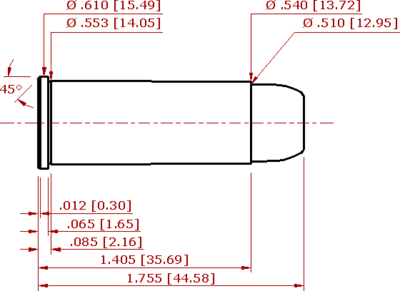 .500 Linebaugh Cartridge Schematic