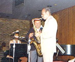 Al Cohn at the Village Jazz Lounge (L. Kolb)