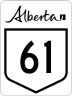 Highway 61 marker