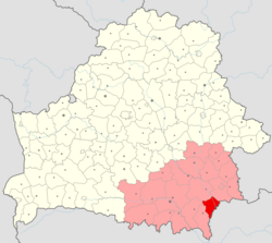 Location of Loyew District