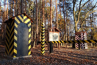 Reconnstrion of border checkpoint from tzarist Russia and Austria-Hungary days