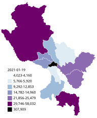 Pruebas de COVID-19 por provincia del departamento de Cuzco según la GERESA local.