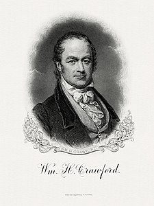 William H. Crawford, by the Bureau of Engraving and Printing (restored by Godot13)