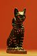 Egyptian sculpture of a sitting cat