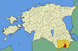 Haanja Parish within Võru County.