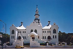 Die Kirche der Niederländisch-reformierten Kirche im Stadtzentrum