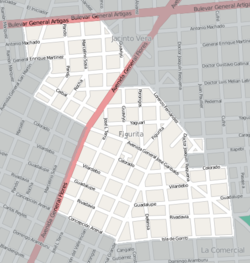 Street map of La Figurita