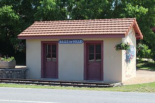 Bâtiment de l'ancienne gare.