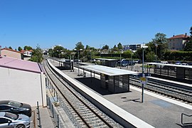 Vue depuis la passerelle.