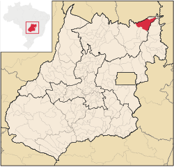 Location in Goiás state