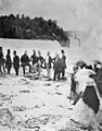 The Prince of Wales visiting Niagara Falls in 1860.