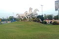 Ghora Chowk (Horse Roundabout) in Lahore Cantt