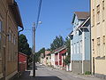 Casas velhas do bairro de Skata