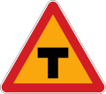 T-shaped intersection