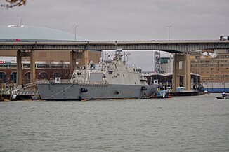 Little Rock docked at Canalside, Buffalo, New York