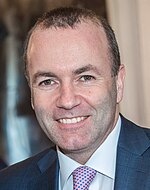 Photographie de Manfred Weber, de l'Union chrétienne-sociale en Bavière, président du Groupe du Parti populaire européen.