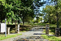 Entrance to Memorial Park Cemetery