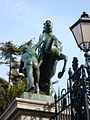 Cavalier de bronze du palais royal de Naples