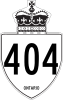 安大略404號省道 shield