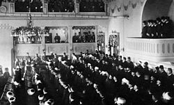 Meeting of the Parliament, 1908.