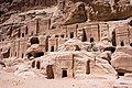 A number of dwellings in Petra