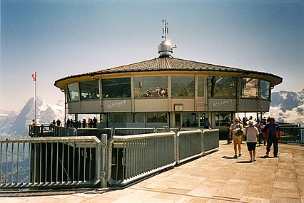 Le restaurant vu depuis la terrasse.