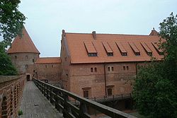 Teutonic castle in Bytów