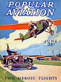 Image 411928 issue of Popular Aviation (now Flying magazine), which became the largest aviation magazine with a circulation of 100,000. (from History of aviation)