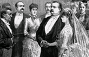 President Cleveland marrying Frances Folsom in the White House.