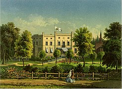 Palace Tantow around 1860, Edition by Alexander Duncker