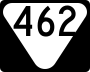 State Route 462 marker