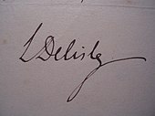 signature de Léopold Delisle