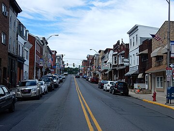 Sunbury Street (PA 901) in Minersville.