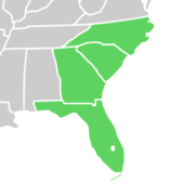 Symphyotrichum simmondsii distribution map