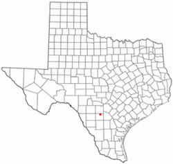 Location of Moore, Texas